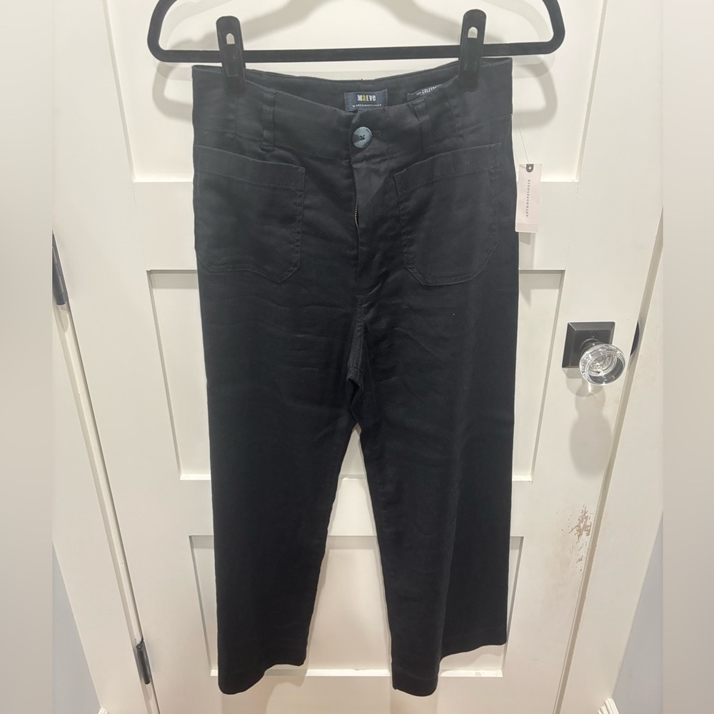 Anthropologie Black Maeve Pants